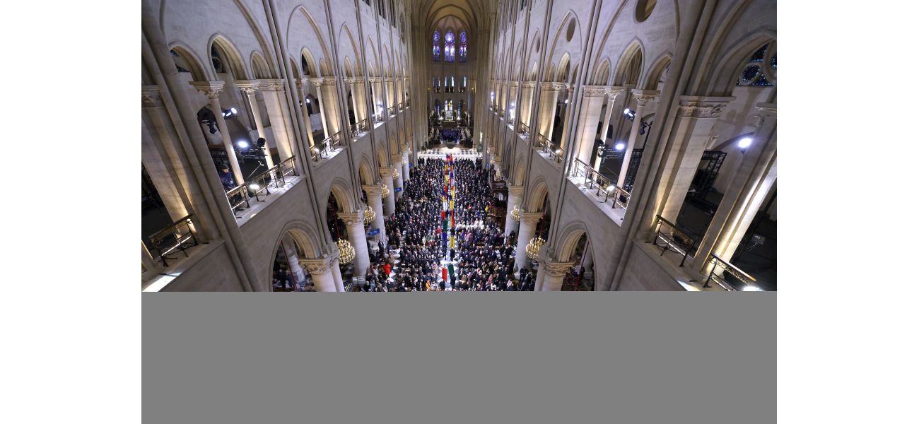 After the 2019 fire, Notre Dame Cathedral held its first mass, with photos capturing the momentous occasion.