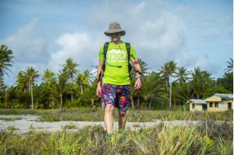 Person spent a large sum of money to visit a nuclear testing area for vacation.