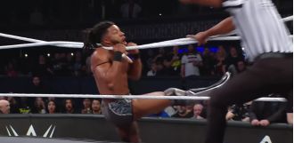 WWE fans were frightened when a popular wrestler narrowly avoided having their head cut off in a frightening incident.