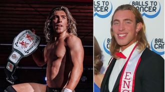 A former wrestler trades in the wrestling ring for competing in beauty pageants.
