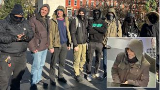 Contestants resembling the UnitedHealthcare gunman meet in a park shortly after the CEO's murder.