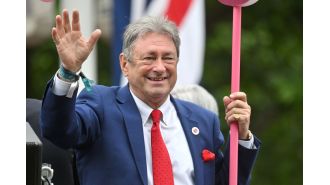 Gardening guru Alan Titchmarsh narrowly escapes death after being bound and burned.