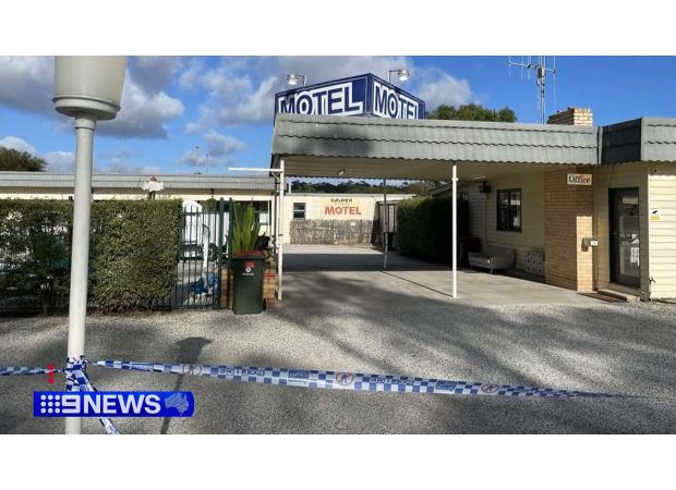 A man has been arrested and charged for killing someone in a motel in Victoria through a stabbing.