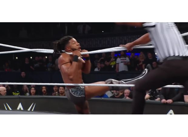 WWE fans were frightened when a popular wrestler narrowly avoided having their head cut off in a frightening incident.