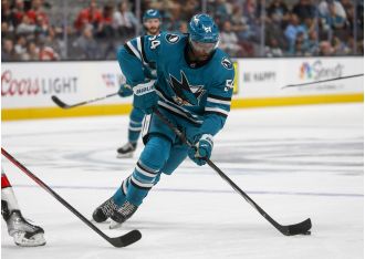 San Jose Sharks put seldom-used player on waivers.