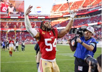 The 49ers were happy with their win against the Bears.