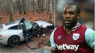 West Ham player Michail Antonio speaks out after being involved in a serious car accident.