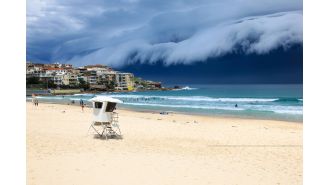 Finding a place to swim during a storm is a big dilemma - here's the solution.