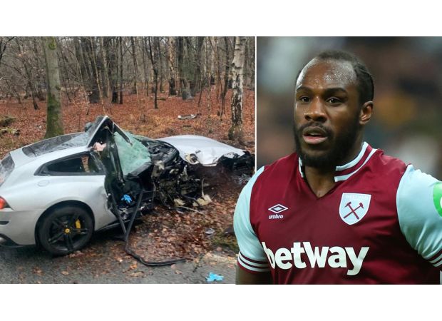 West Ham player Michail Antonio speaks out after being involved in a serious car accident.