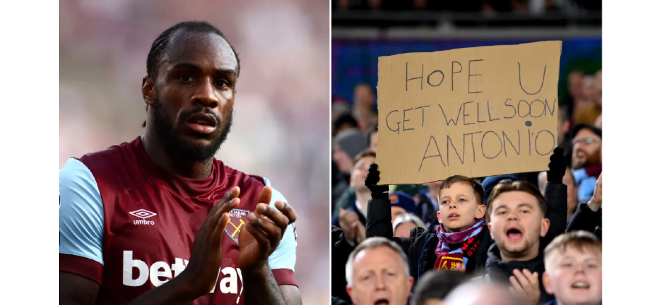 Antonio's encouraging words to West Ham teammates following car accident.