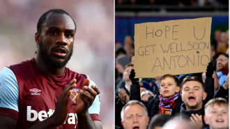 Antonio's encouraging words to West Ham teammates following car accident.
