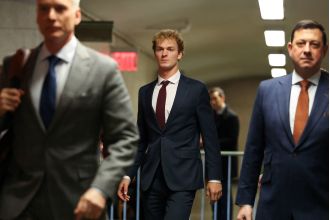 Former Marine found not guilty in US court for the death of a man he put in a chokehold on a subway.