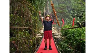 Danny Jones surprises fans with his impressive 'Joe Exotic' makeover after being crowned I'm A Celebrity winner.