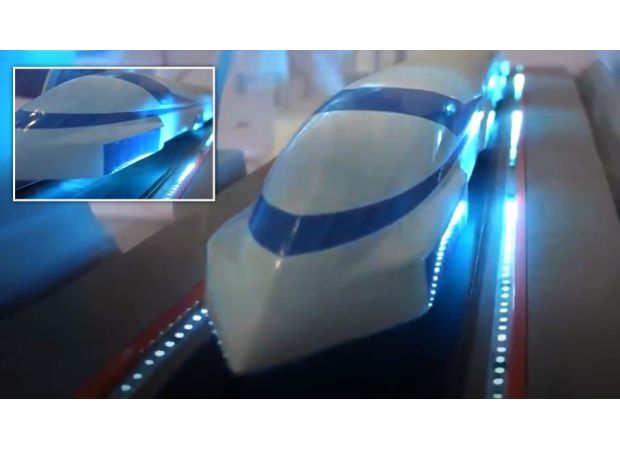 China's proposed 'floating train' would travel at 621mph, surpassing the speed of a plane.
