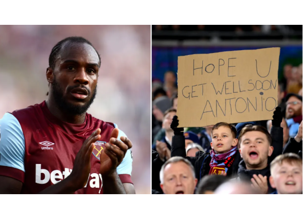 Antonio's encouraging words to West Ham teammates following car accident.