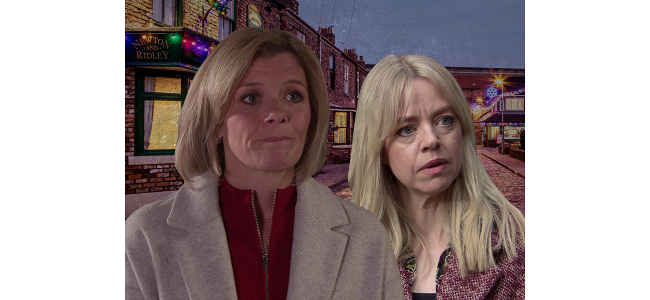 Two stars from Coronation Street will engage in a physical Christmas brawl.