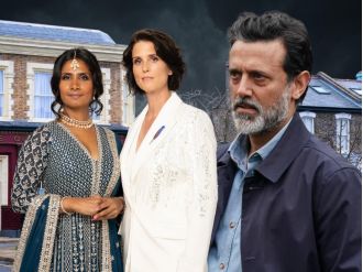 EastEnders' Suki and Eve's wedding plans are ruined when murderer Nish abruptly returns.