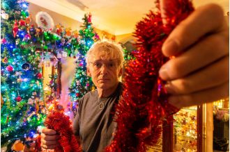 For 60 years, I have been obsessed with Christmas decorations and have amassed 2,500 baubles.