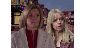 Two stars from Coronation Street will engage in a physical Christmas brawl.
