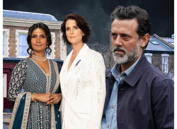 EastEnders' Suki and Eve's wedding plans are ruined when murderer Nish abruptly returns.