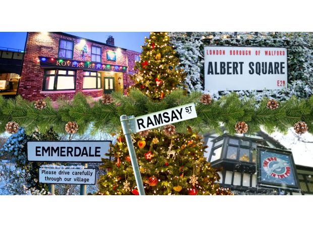 Christmas schedules for Coronation Street, Emmerdale, and EastEnders announced.
