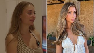 Lily Philips is crying after having slept with 101 men in one day.