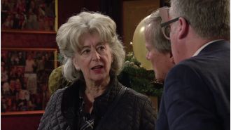 Evelyn Plummer's future plans are ruined in Coronation Street, leaving her devastated.