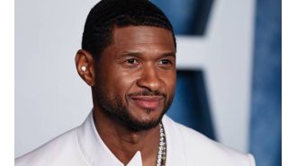 Usher attends opening of content studio at Boys and Girls Club in Atlanta.