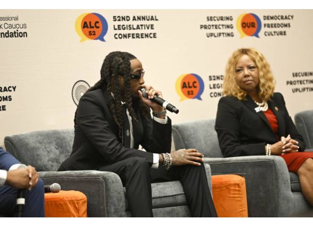 Quavo recognized for efforts against gun violence, named Humanitarian of the Year.