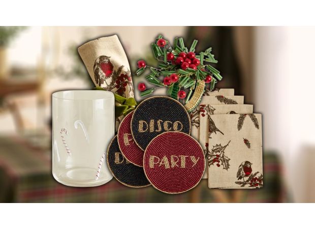 Get your holiday table ready with great prices on tableware from Dunelm, starting from just £1. Find the best options for Christmas.