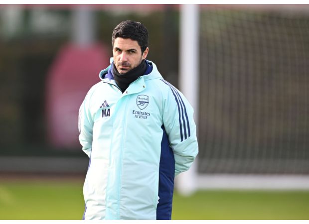 Mikel Arteta faces new injury problems as seven Arsenal players are absent from training.