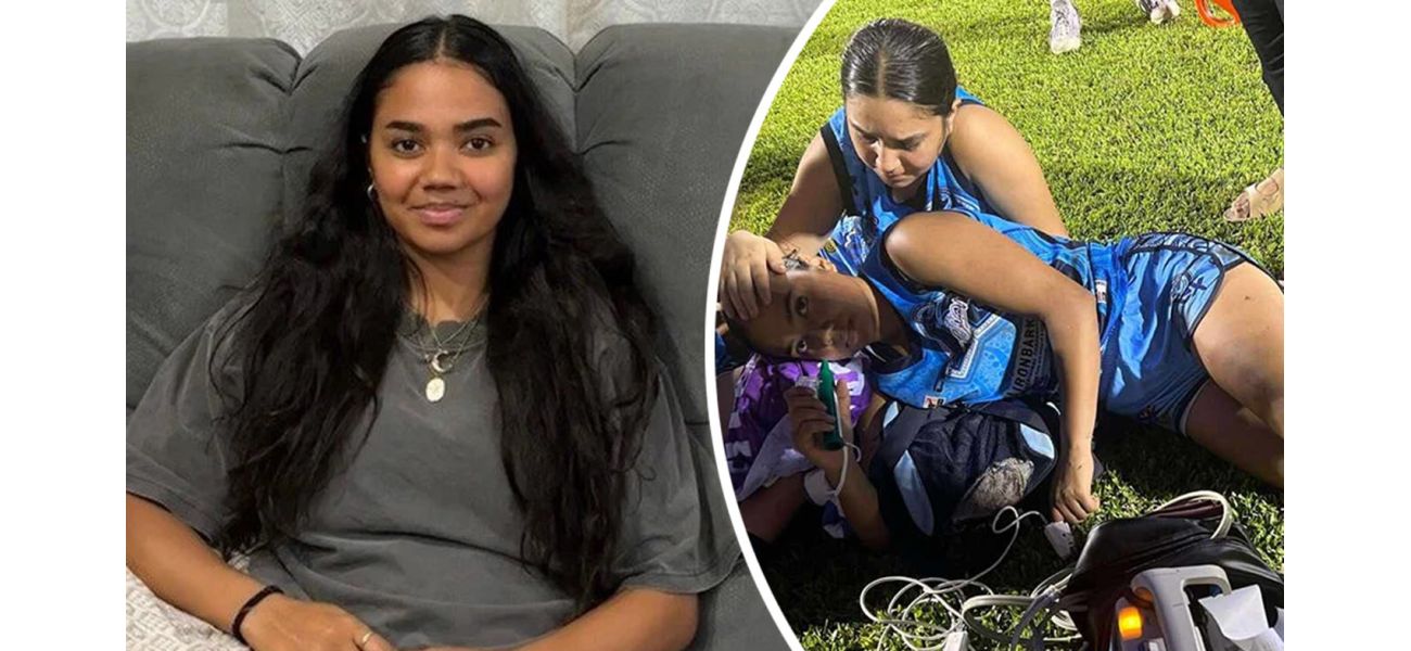 Tayla suffered for an hour without pain medication after a terrible injury.