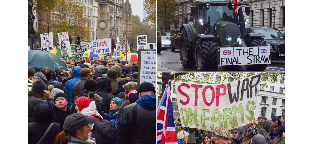 Farmers are planning a protest with many tractors in Westminster to cause disruption.