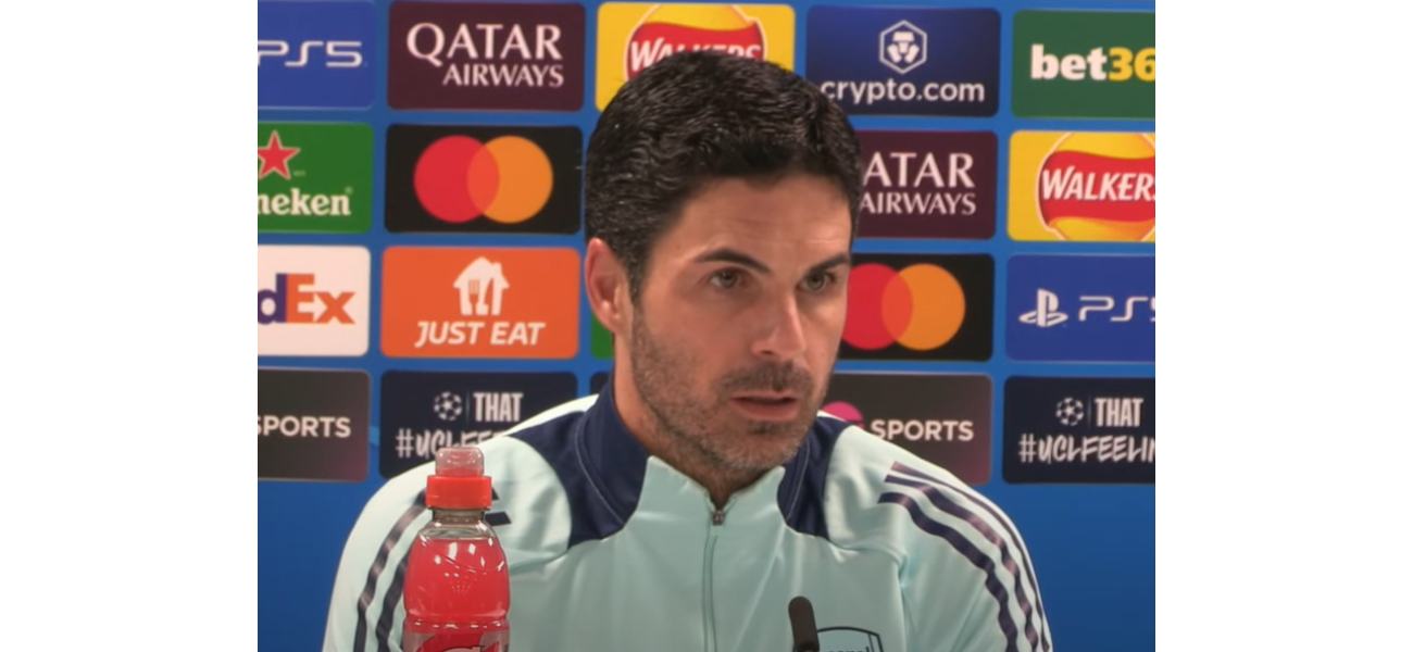 Arteta dismisses rumors of Arsenal player's departure in January with short response.