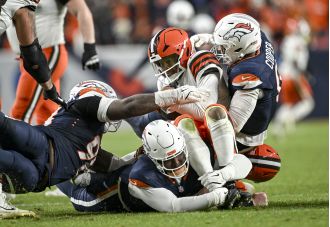 The Broncos defense hopes to recover from a weak showing in their victory against the Browns.
