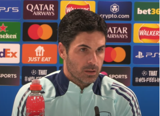 Arteta dismisses rumors of Arsenal player's departure in January with short response.