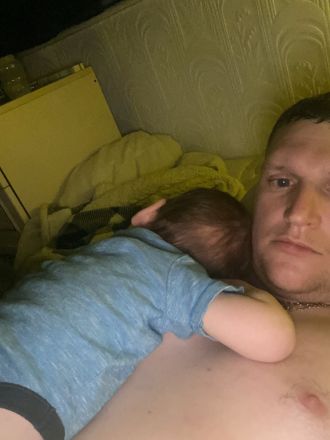 A man claimed that his stepson died from choking on a biscuit after he shook him to death and reported it to the police.