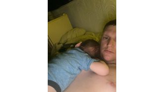 A man claimed that his stepson died from choking on a biscuit after he shook him to death and reported it to the police.