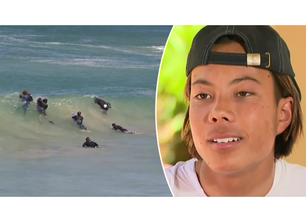 Young surfer eager to return to sea after shark attack