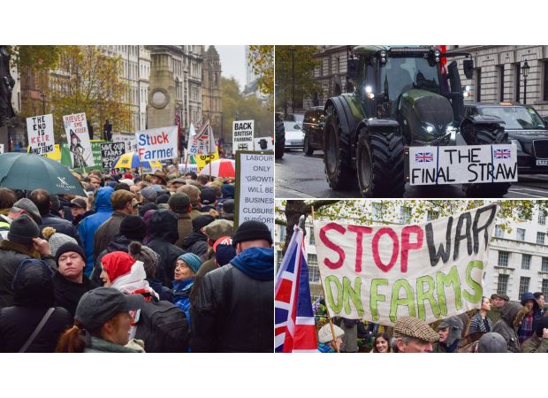 Farmers are planning a protest with many tractors in Westminster to cause disruption.