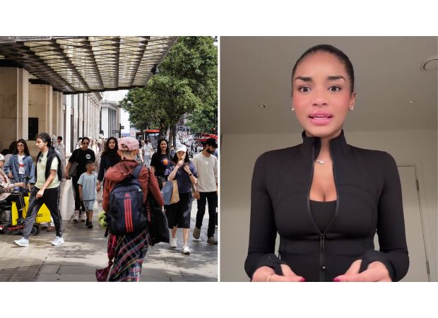 Model's expensive Christmas presents were stolen only 10 minutes after she purchased them.