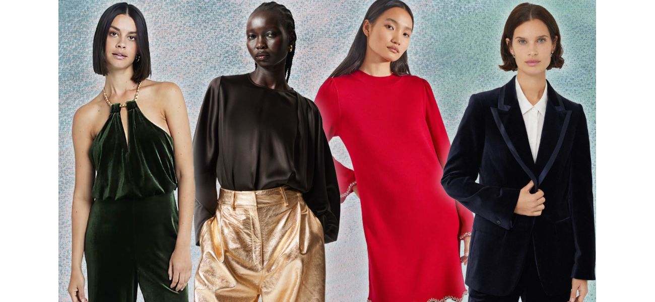 Find your perfect Christmas party look with dazzling sequins and luxurious velvet - the ultimate in holiday fashion!