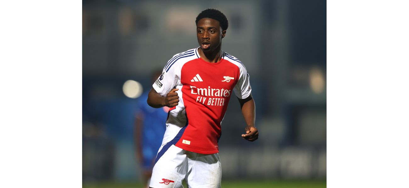 Young Arsenal player praised for impressive performance, with high expectations for his future.