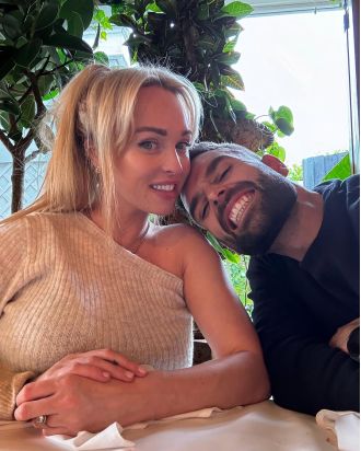 Actress Jorgie Porter from Hollyoaks has given birth to her baby, making their family whole.