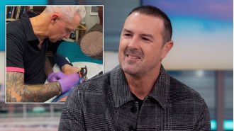 Paddy McGuinness gets new tattoo as he raises £10.5 million for charity.