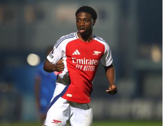 Young Arsenal player praised for impressive performance, with high expectations for his future.