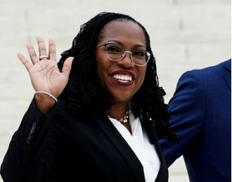 Top judge Justice Ketanji Brown Jackson makes a special appearance on Broadway in one show only, the musical '&Juliet'.