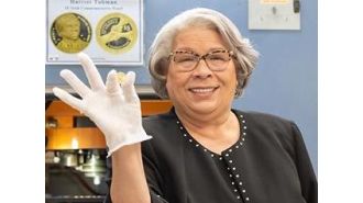 First African American Director of the U.S. Mint introduces special Harriet Tubman coins in silver and gold.
