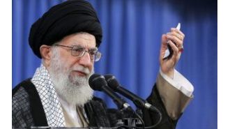Leader of Iran says US and Israel worked together to bring down Syrian government.