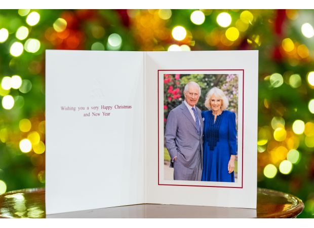 King's holiday card disliked for not being festive enough.
